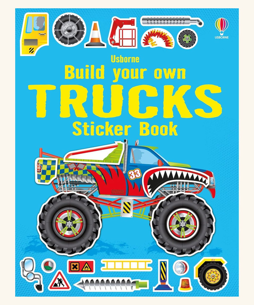 Build your Own Truck Sticker Book | Usborne
