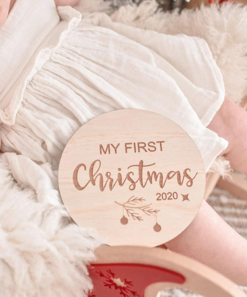 Timber Tinkers |  My First Christmas Plaque 2023