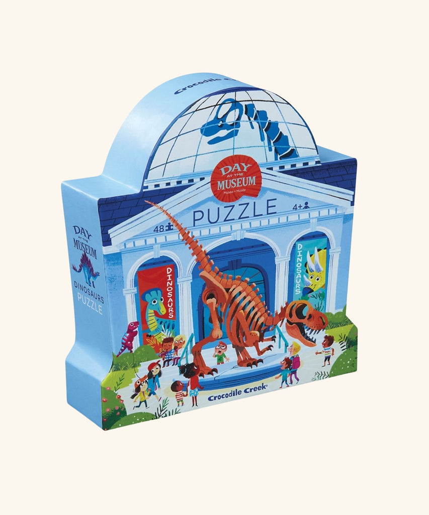 Crocodile Creek | Day At The Museum Puzzle 48 pc - Dinosaur