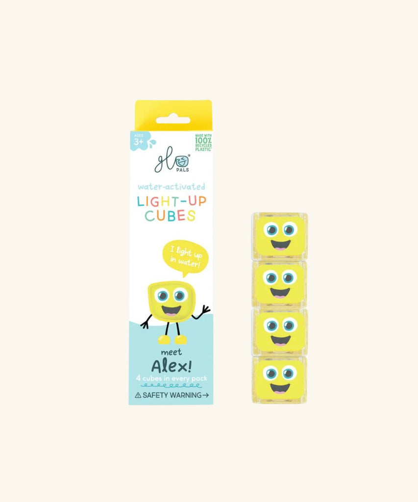 Glo Pal | Light Up Cubes - Alex (Yellow)