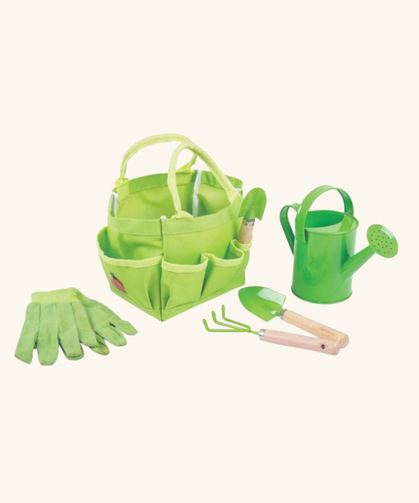 Bigjigs Toys | Small Tote Bag with Garden Tools