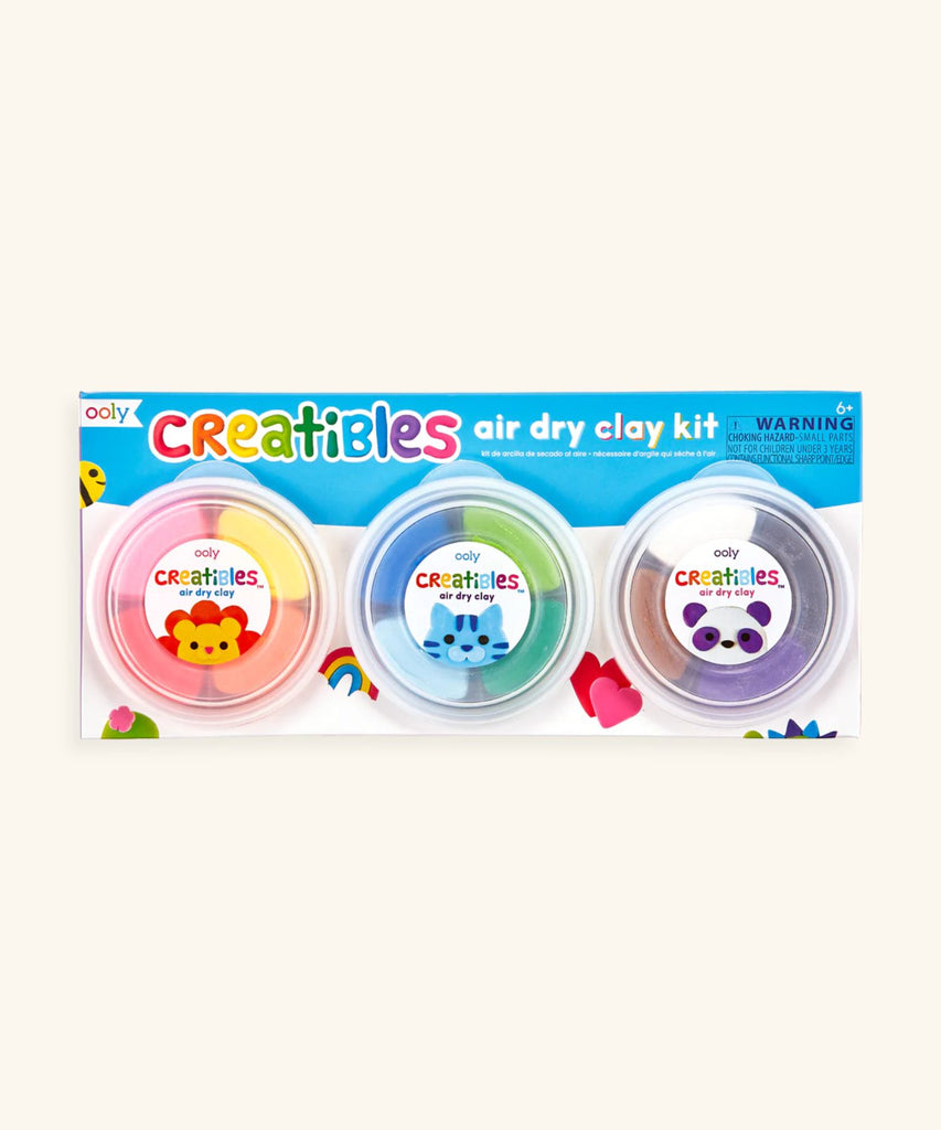 OOLY | Creatibles - Air Dry Clay Kit - 12 Colours