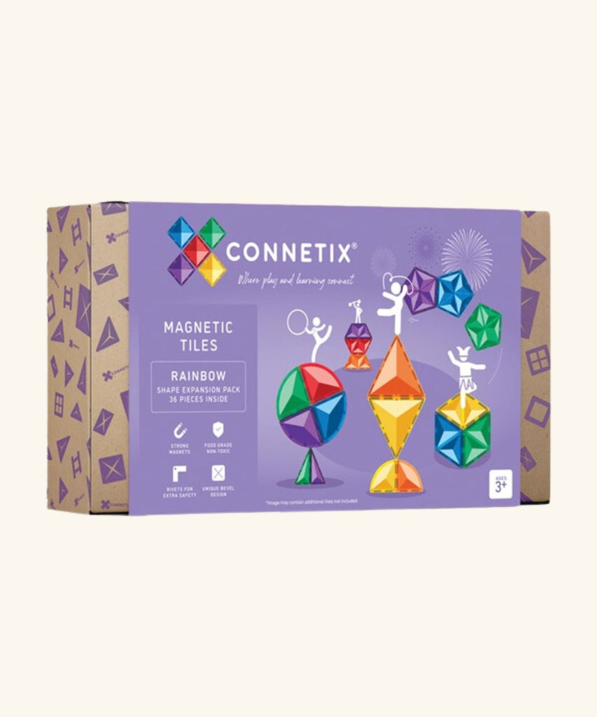 Connetix | Magnetic Tiles - Rainbow Shape 36 Piece Expansion Pack