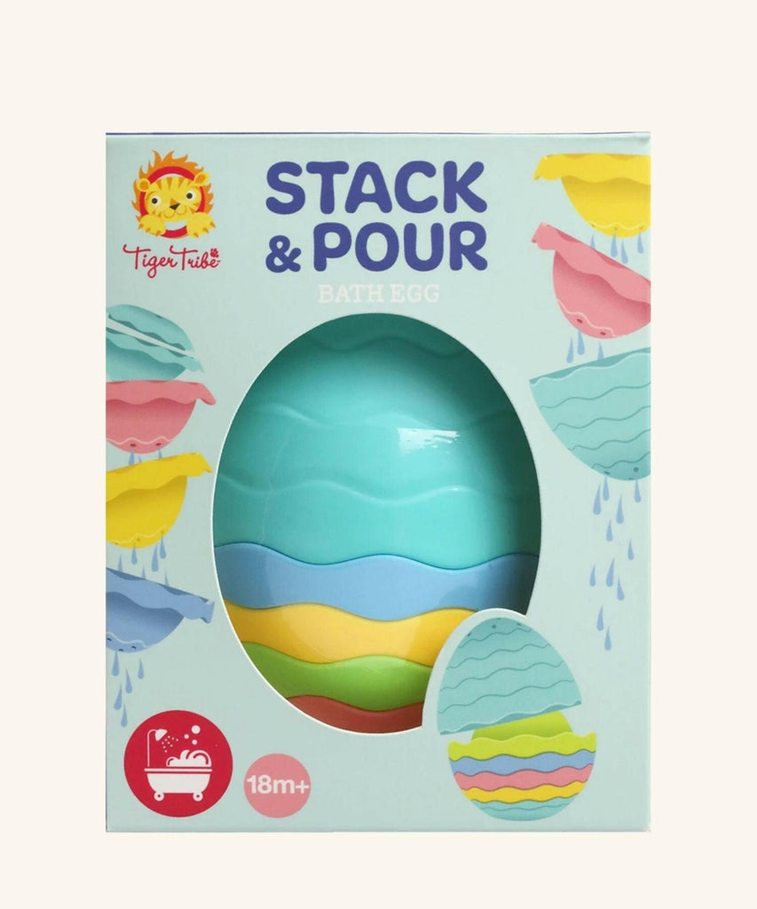 Tiger Tribe | Stack and Pour - Bath Egg