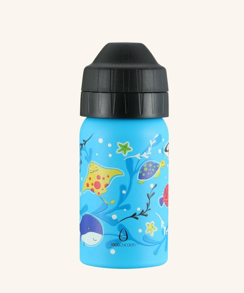 Ecococoon | Leak Free Drink Bottle - Ocean Play 350ml