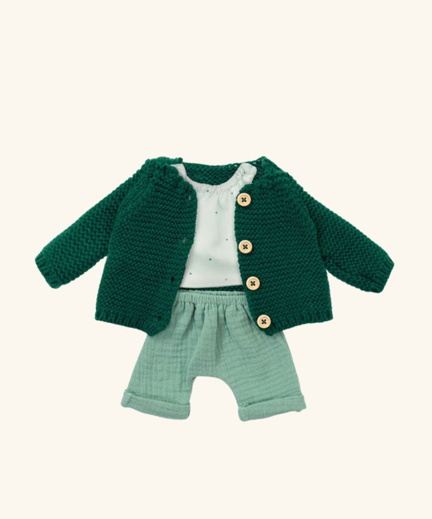 Miniland | Doll Clothing Forest Spring Jacket and Shorts Set