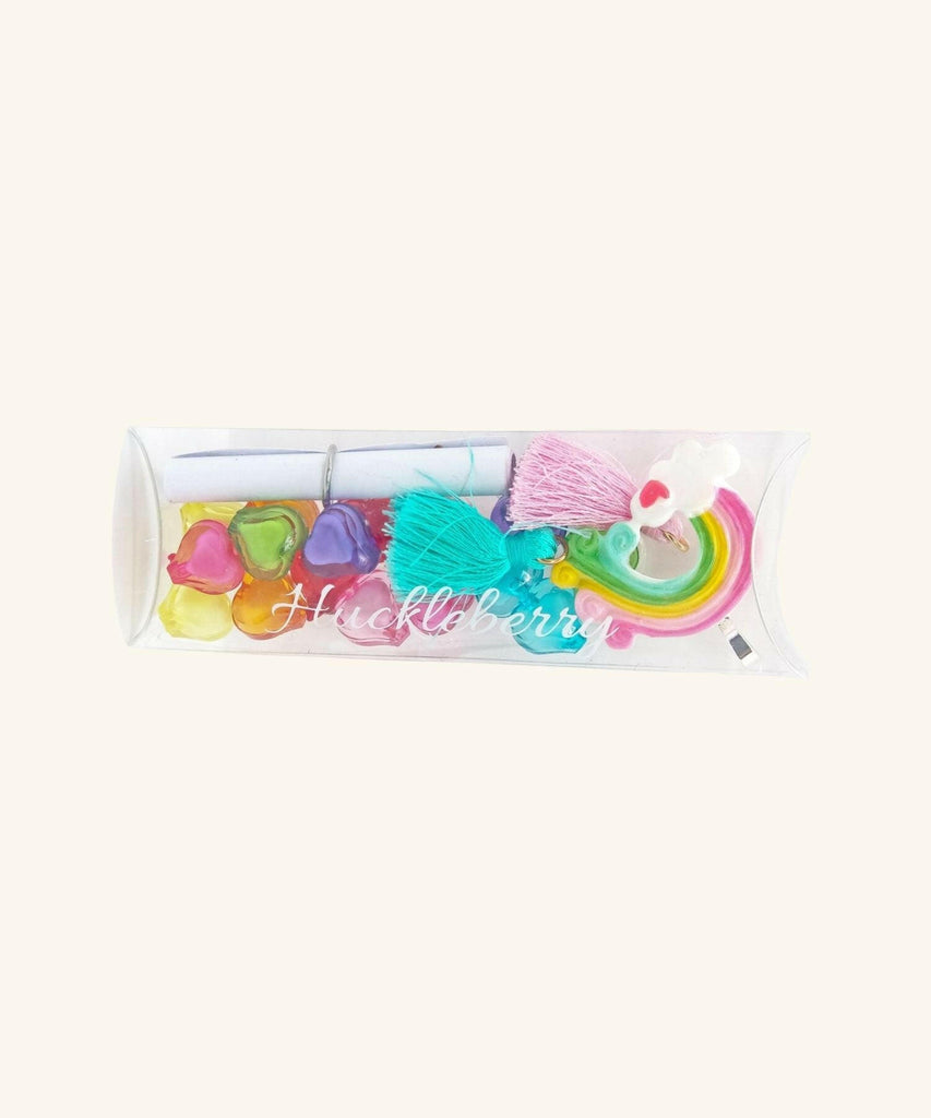 Huckleberry | Rainbow Beads & Tassel Bracelet