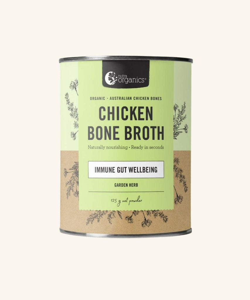 Nutra Organics | Chicken Bone Broth Garden Herb 125g