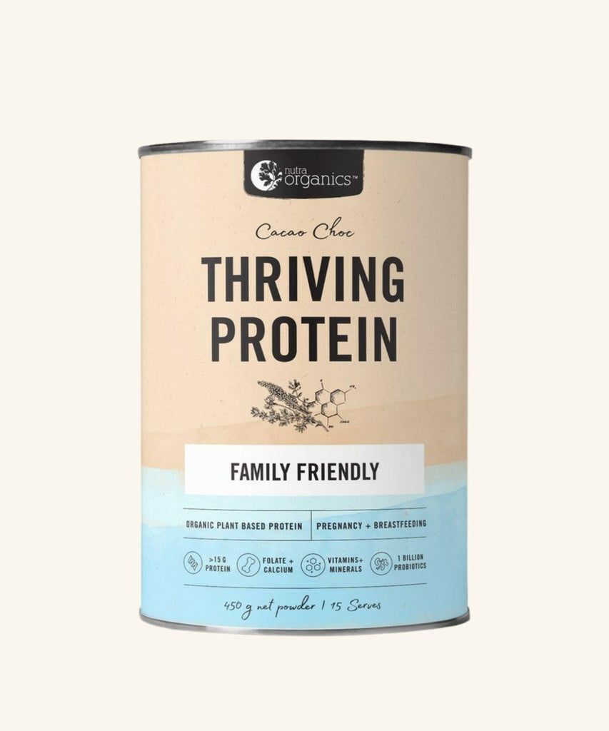 Nutra Organics | Thriving Protein - Classic Cacao Choc 450g
