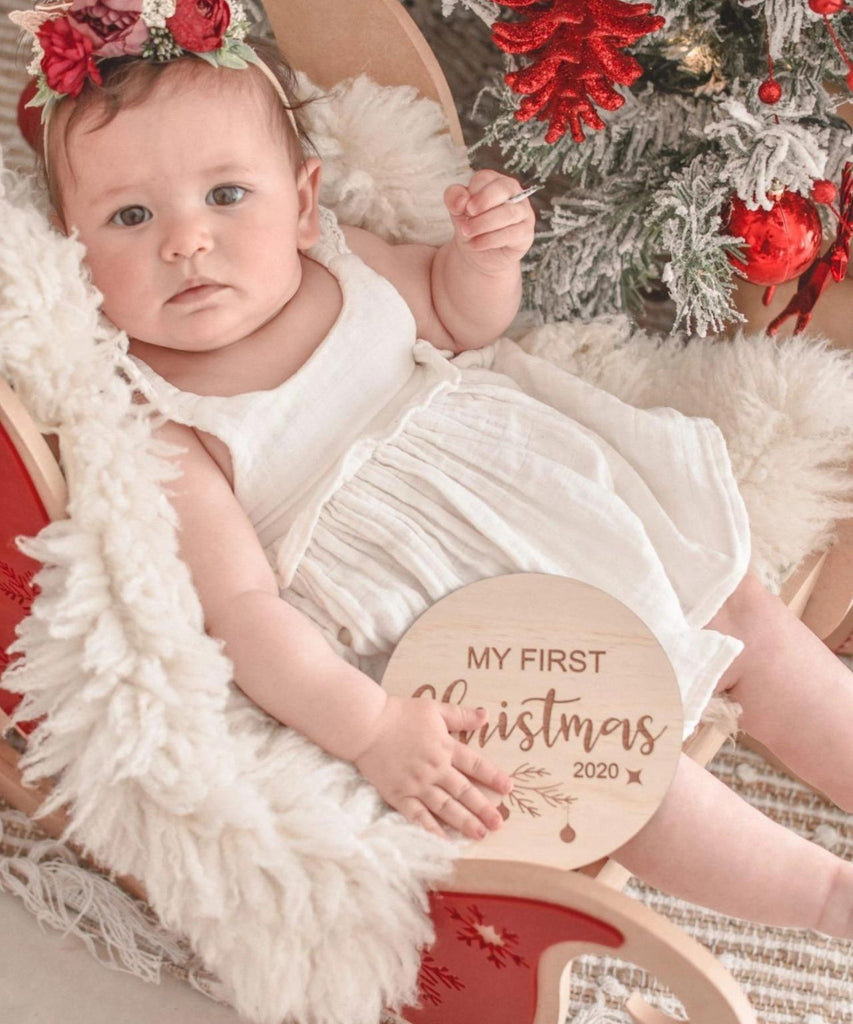 Timber Tinkers |  My First Christmas Plaque 2023