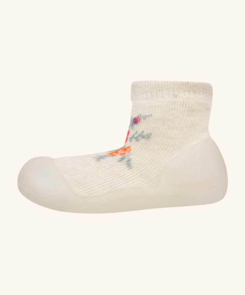 Toshi | Organic Hybrid Walking Socks - Jacquard Louisa