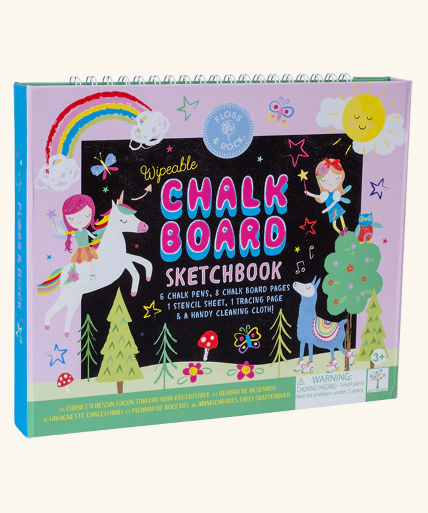 Floss & Rock | Chalk Board Sketchbook - Rainbow Fairy