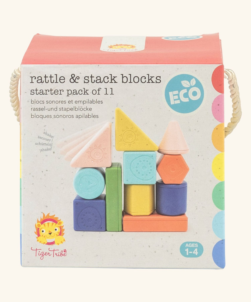 Tiger Tribe | Rattle & Stack Blocks - Starter Pack Of 11
