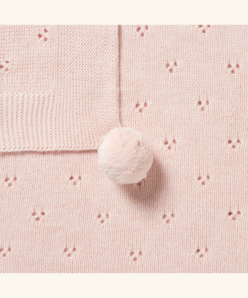 Wilson & Frenchy | Knitted Blanket - Pink