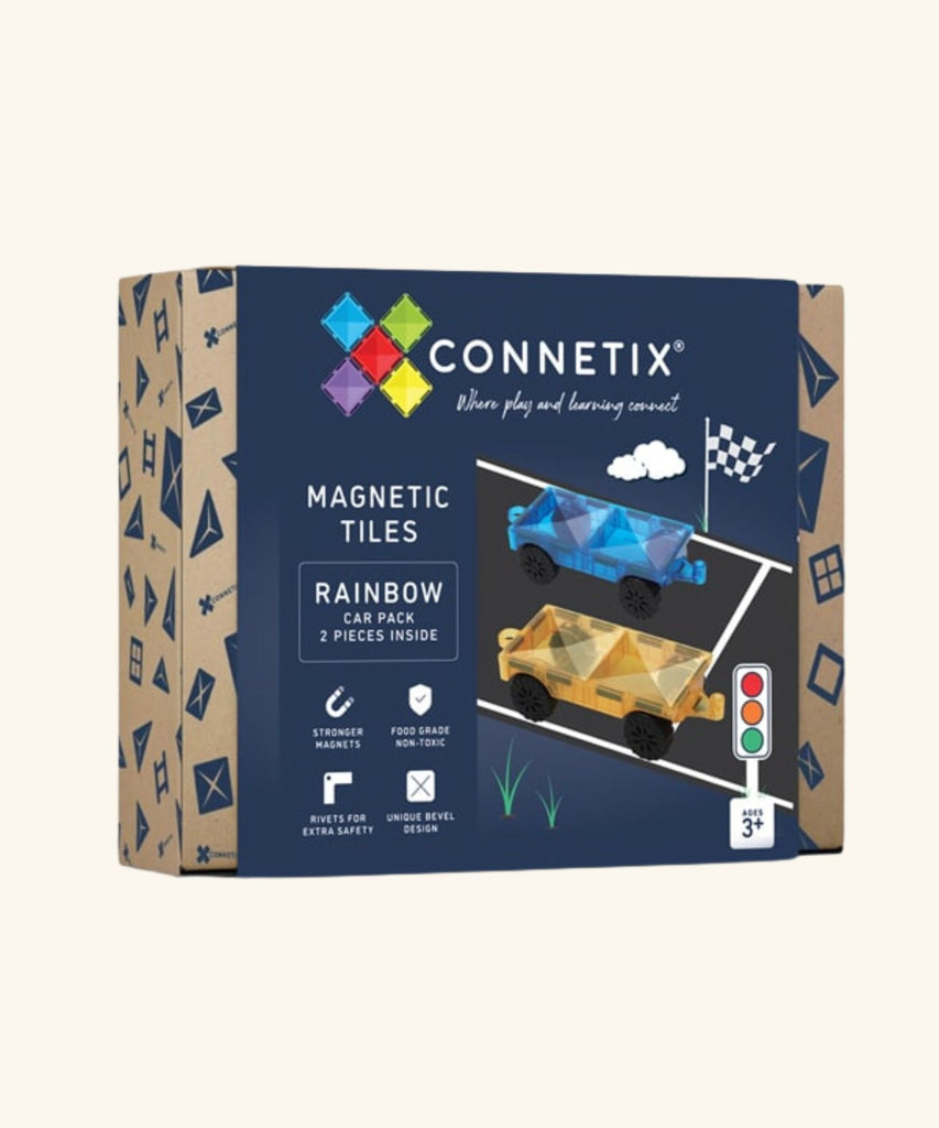 Connetix | Magnetic Tiles - Rainbow Car Pack 2PC