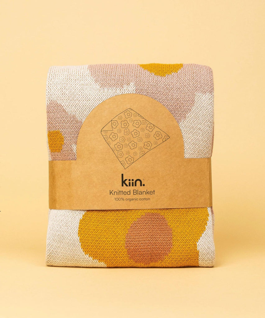 Kiin |  Knitted Blanket Organic Cotton - Bloom