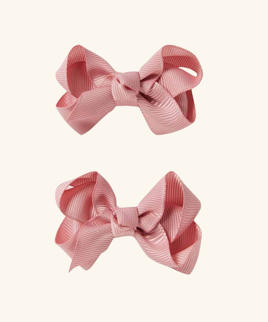 Snuggle Hunny | Piggy Tail Hair Clips - Dusty Pink