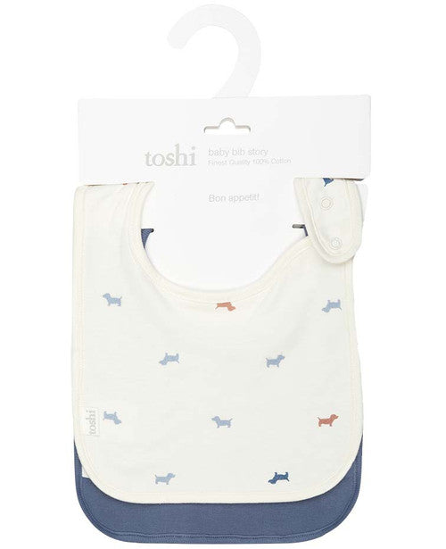 Toshi | Baby Bib Story 2 Pcs - Puppy