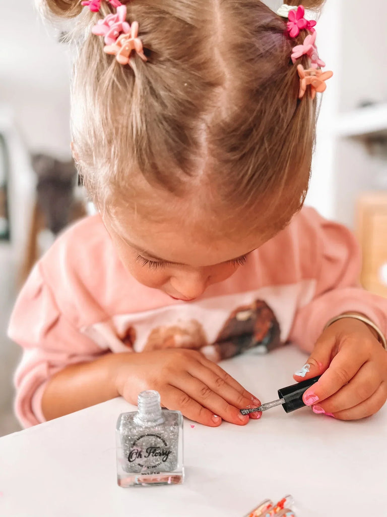 Oh Flossy | Nail Polish - Courageous Coloured Confetti Glitter