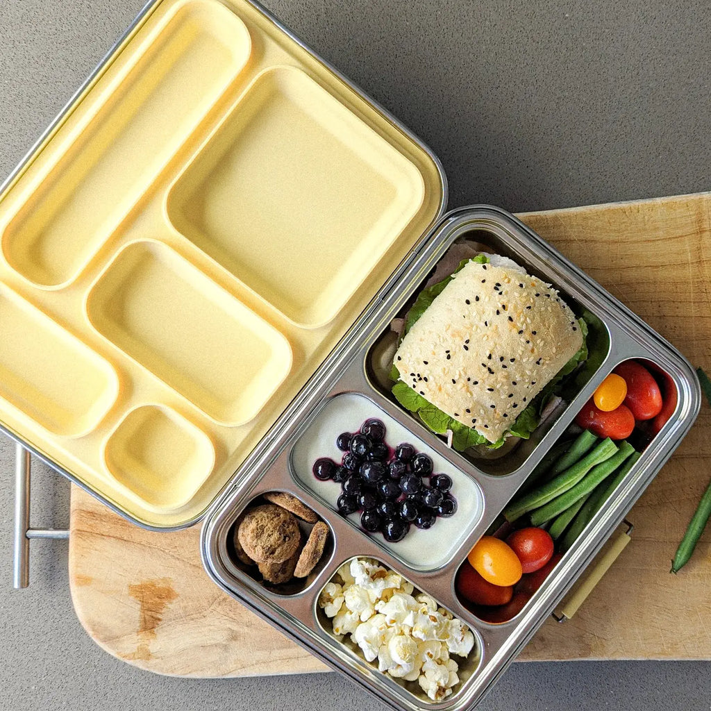 Ecococoon | Bento Lunch Box - 5 Compartments - Leak Proof (various)