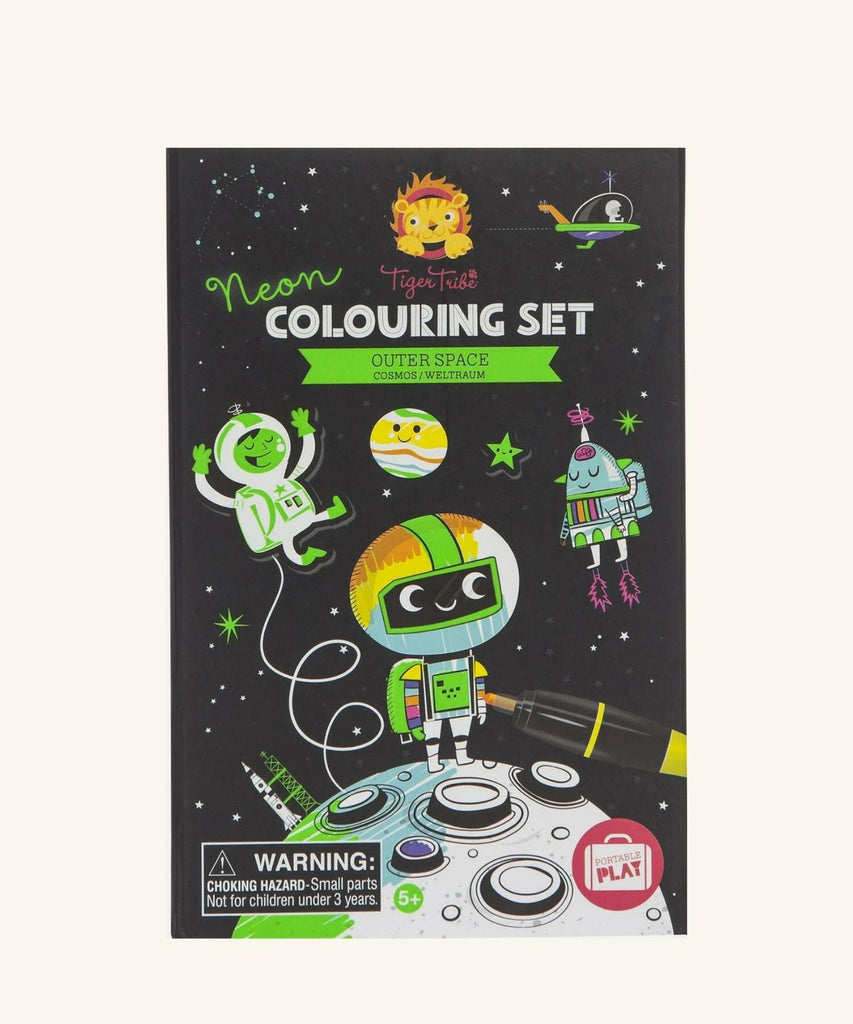 Tiger Tribe | Neon Colouring Set - Outer Space