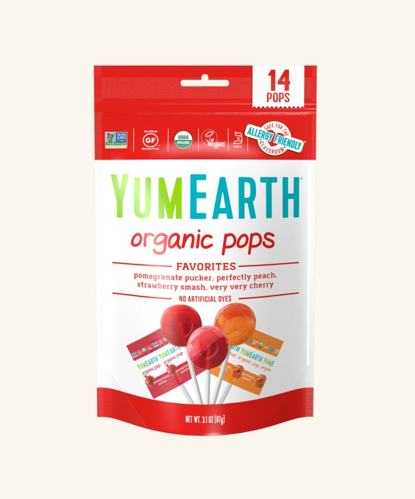 Organic Lollipops - Assorted Fruit 14 pack
