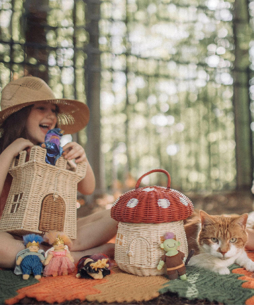 Olli Ella | Rattan Castle Bag