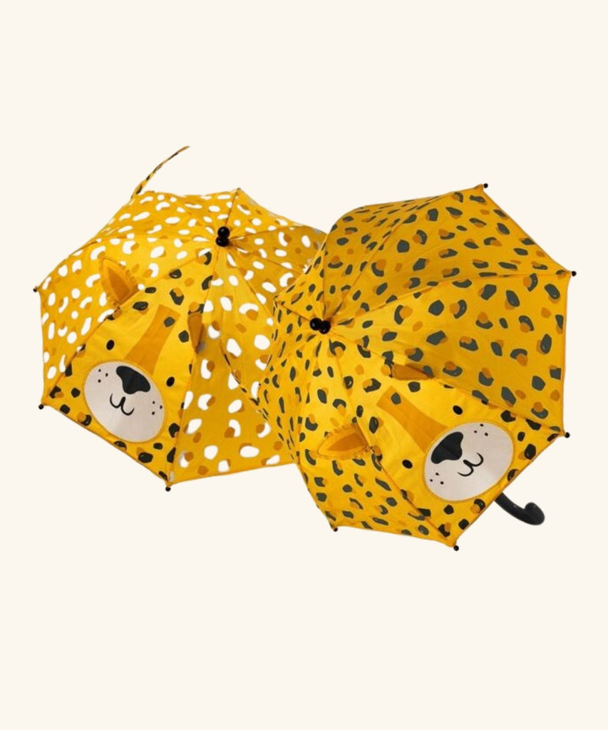 Floss & Rock | Colour Changing Umbrella 3D - Leopard