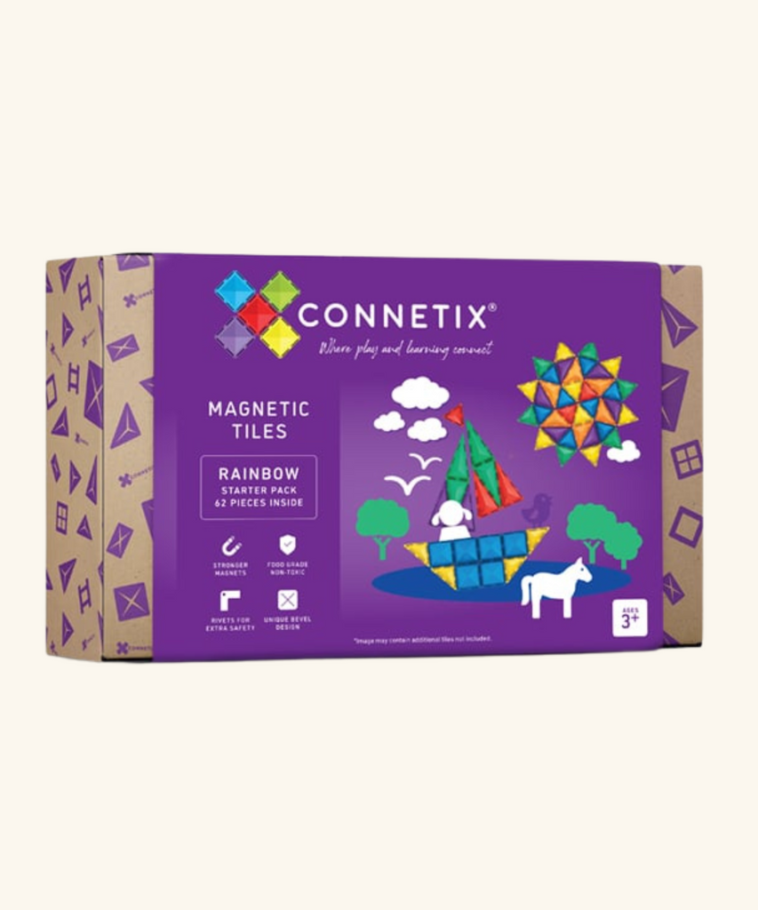 Connetix | Magnetic Tiles - Starter Pack 62 Pieces