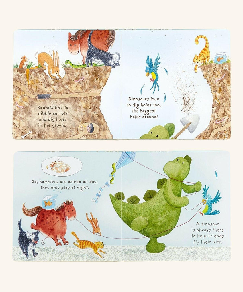 Jellycat | My Best Pet Book (Bashful Dinosaur Book)