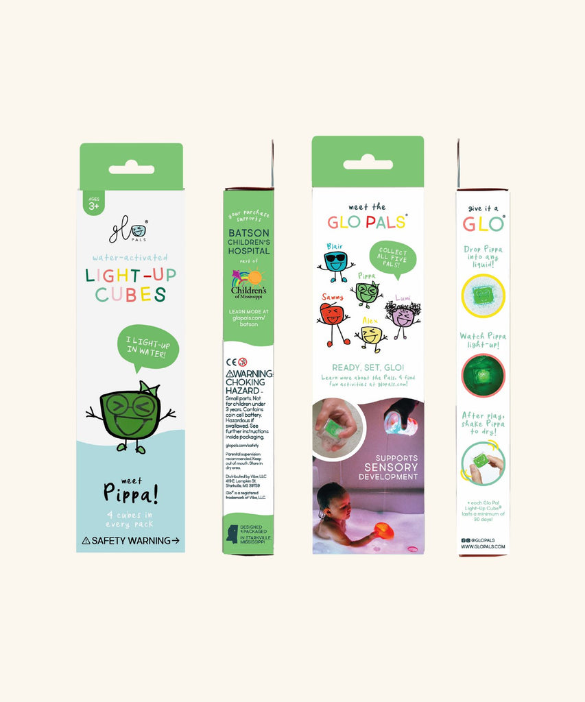 Glo Pal | Light Up Cubes - Pippa (Green)