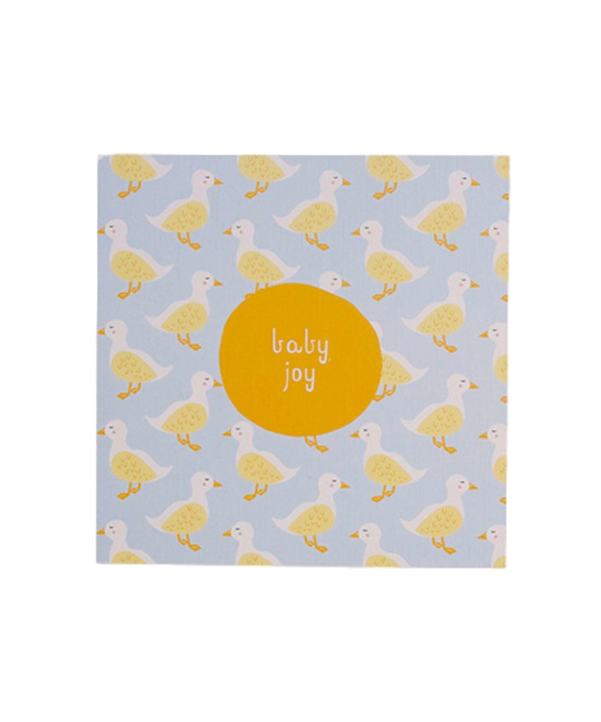 Two Little Ducklings | Neutral Baby Card - Ducklings