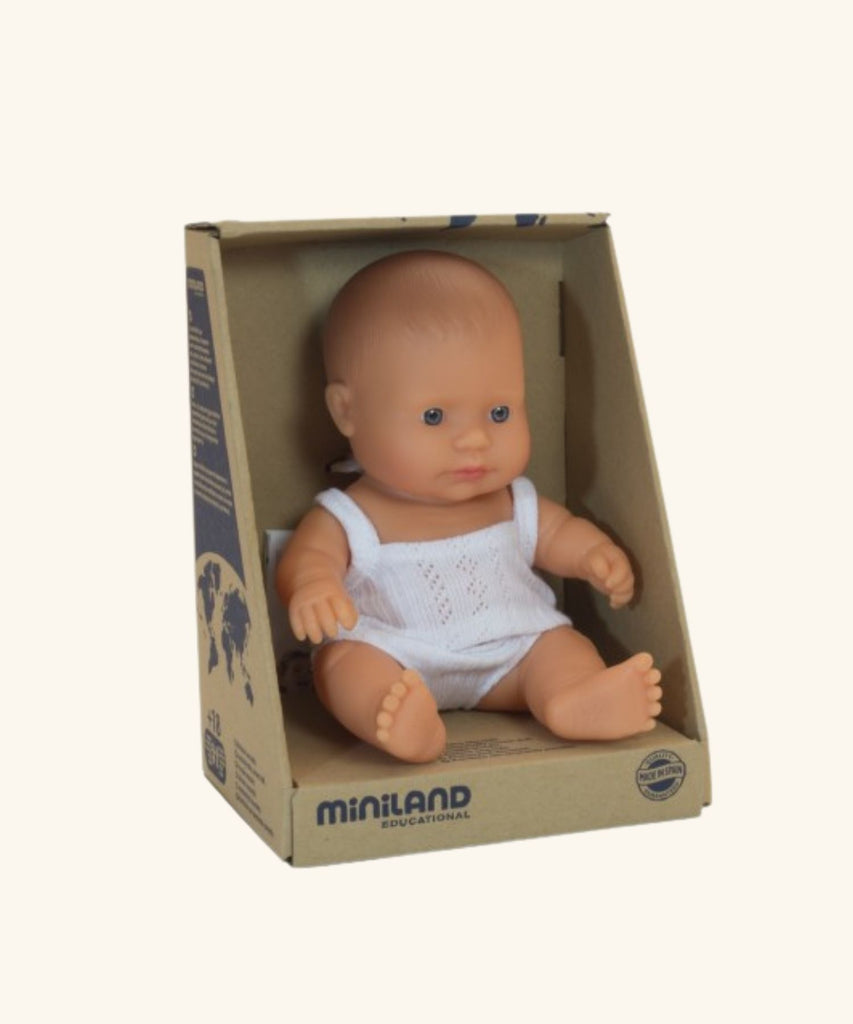 Miniland Anatomically Correct Baby - Caucasian Girl 21cm