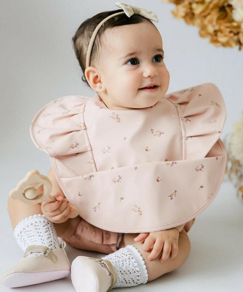 Snuggle Hunny | Waterproof Snuggle Bib - Posy Frill