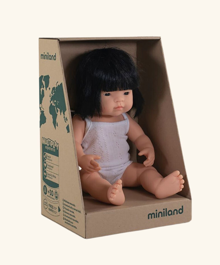 Miniland Anatomically Correct Baby - Asian Girl 38cm