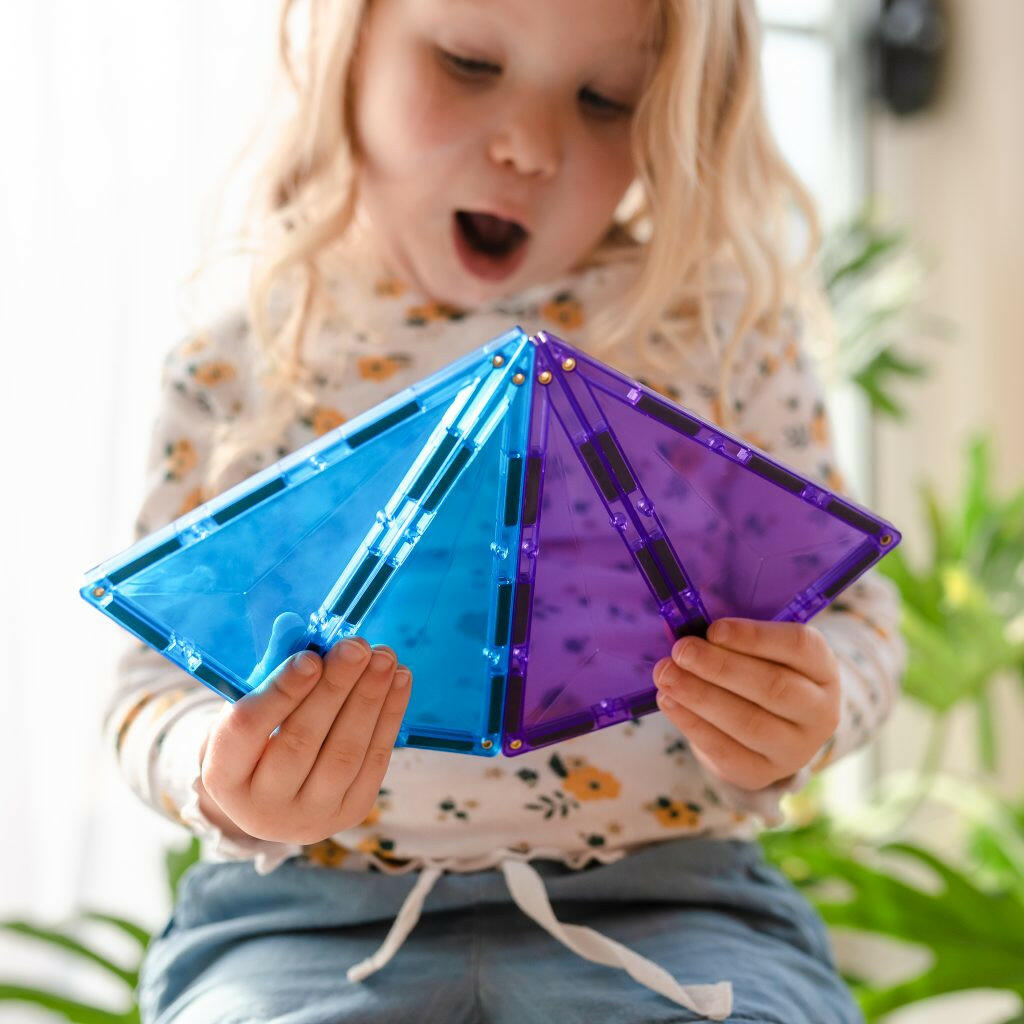 Connetix | Magnetic Tiles - Rainbow Geometry Pack 30 Pieces