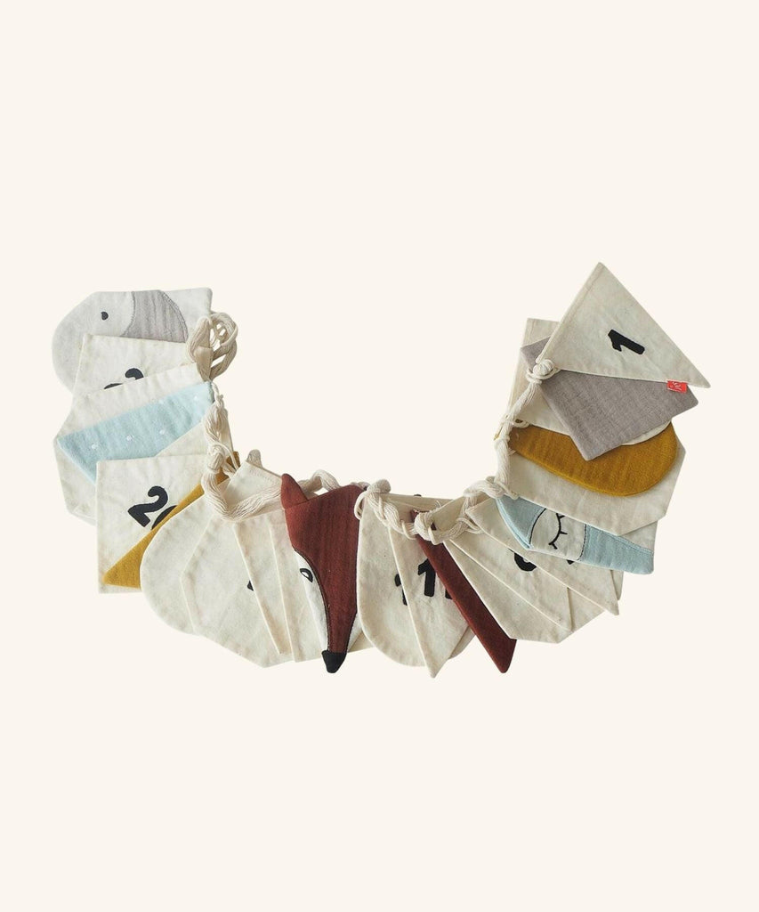Kikadu | Advent Calendar Garland - Owl Forest Friends