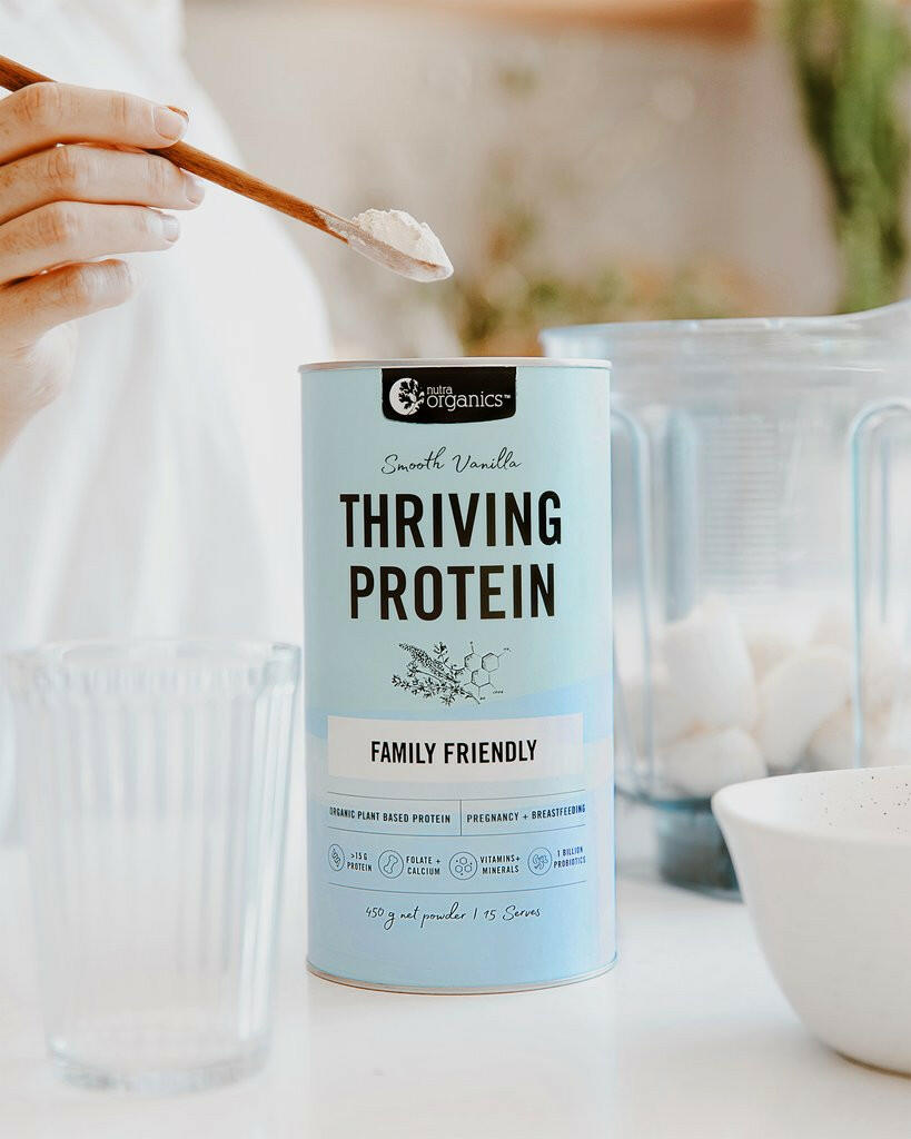 Nutra Organics | Thriving Protein - Smooth Vanilla 450g